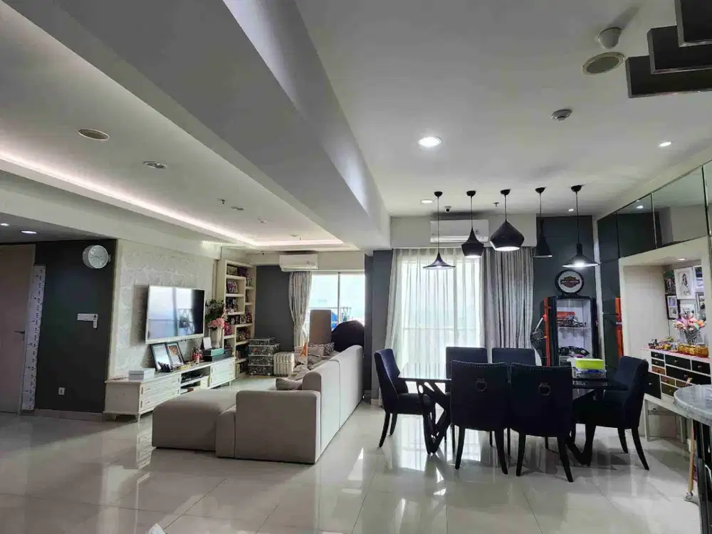 Bagus & Luas Apartemen Sherwood Tower Richmond View Lepas Hadap Selatan Furnished di Kelapa Gading