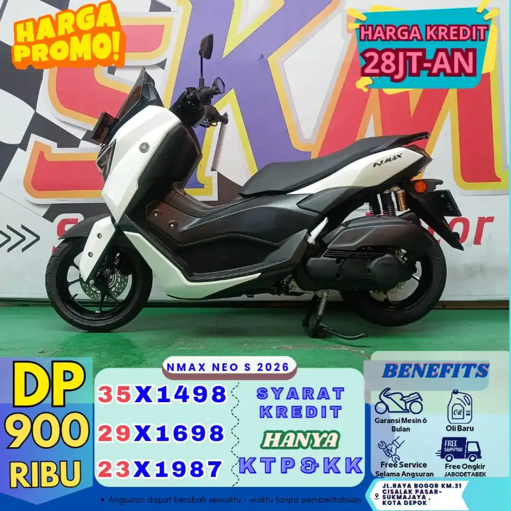 Kredit dp 900rb bawa pulang nmax neo s 2026