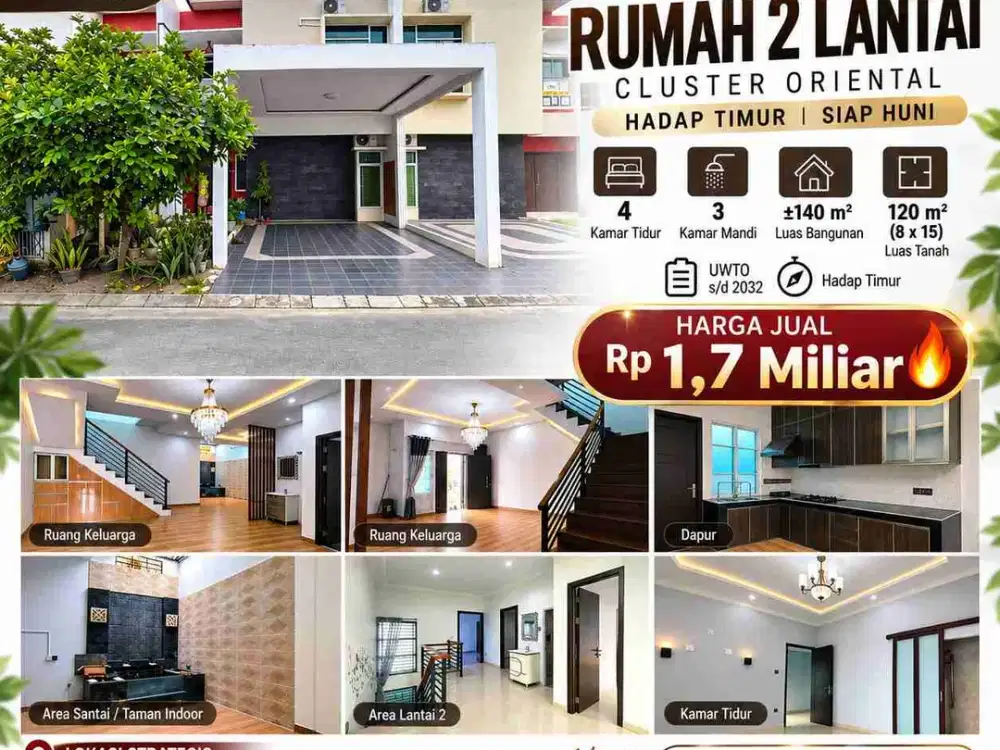 di jual cepat rumah oriental pasir putih
