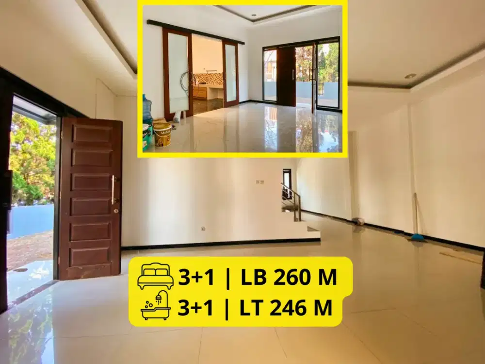 DIJUAL RUMAH SINGGASANA  2 Lantai • SHM • Harga Turun  LT 246 m² | LB 260 m² | 3+1 KT | 3+1 KM