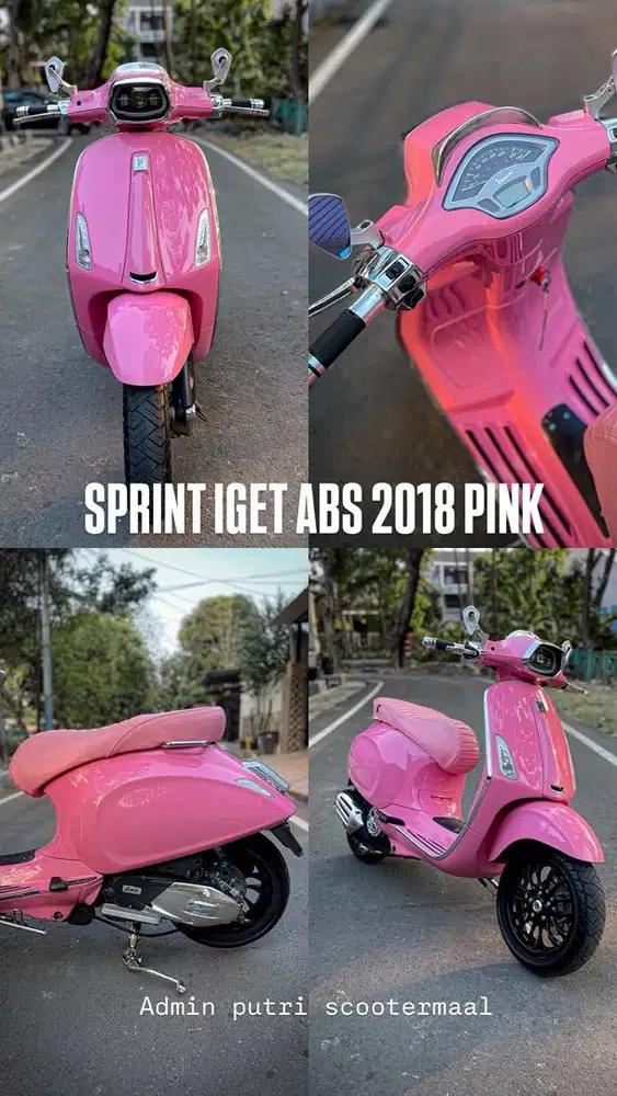 PIAGGIO VESPA SPRINT IGET ABS 2018 PINK