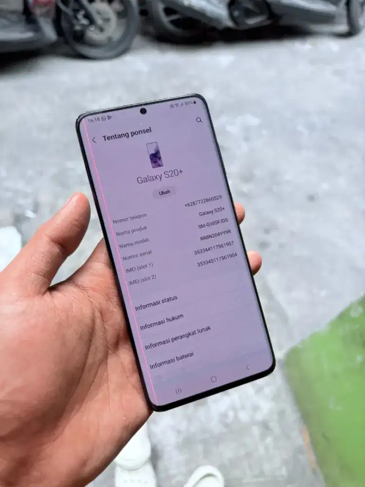 Samsung S20+ 8/128 Resmi Sein