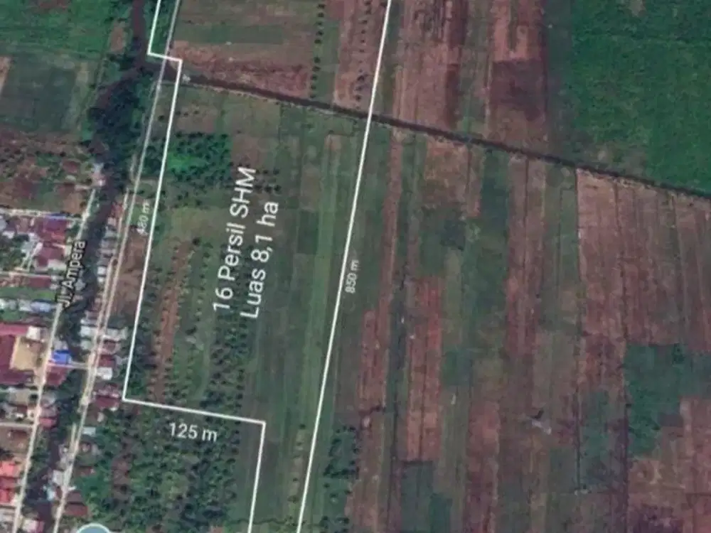 PREMIUM LAND | 8,1 HA DI JUNGKAT KM-19 – TEPI JALAN HINGGA SUNGAI KAPUAS | 16 SHM