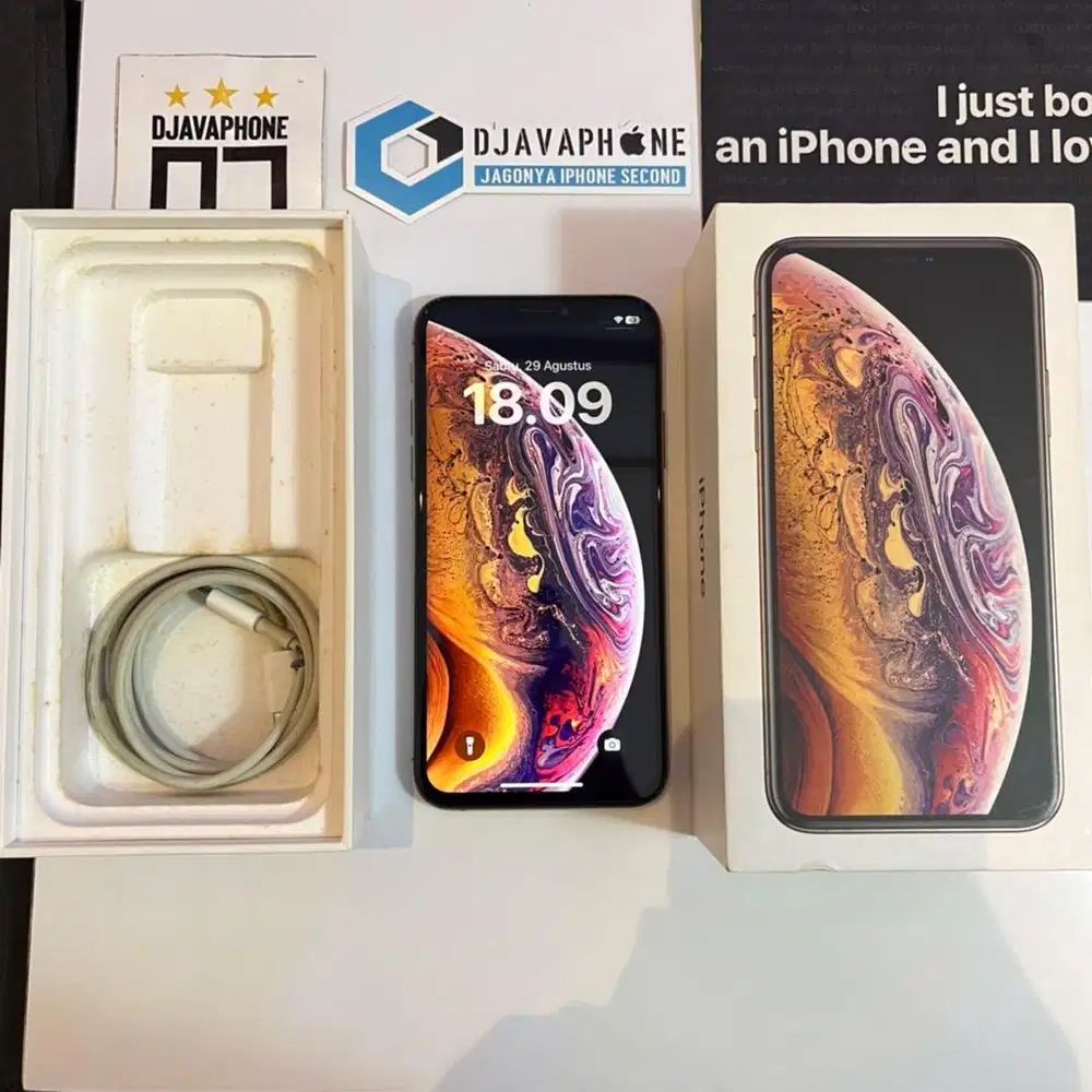 iPhone XS Gold 512GB Ex iBox Resmi