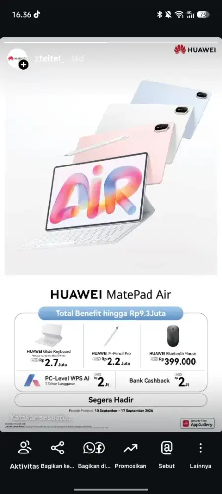 HUAWEI MATEPAD AIR 2026