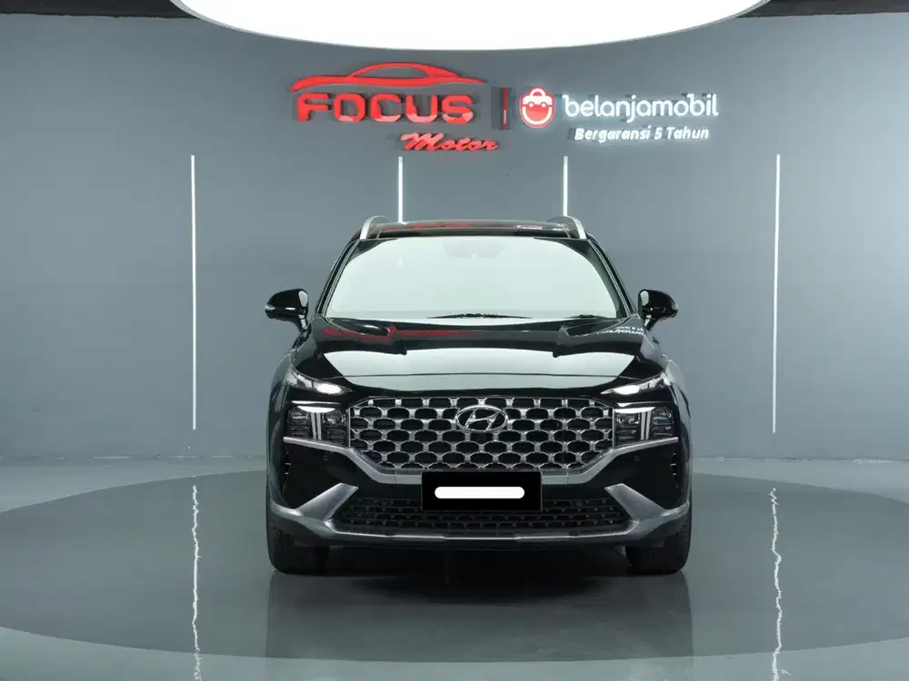 Km 51rb hyundai santafe santa fe signature 2021 hitam bensin