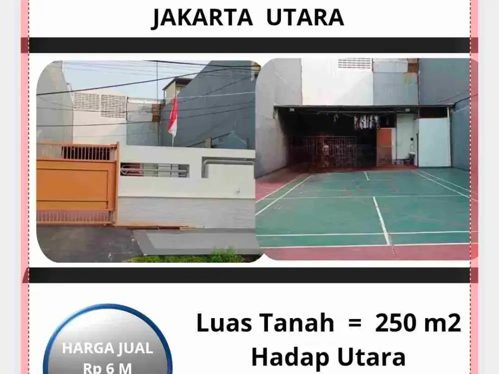 Dijual Cepat Tanah Dalam Komplek di Sunter Jakarta Utara