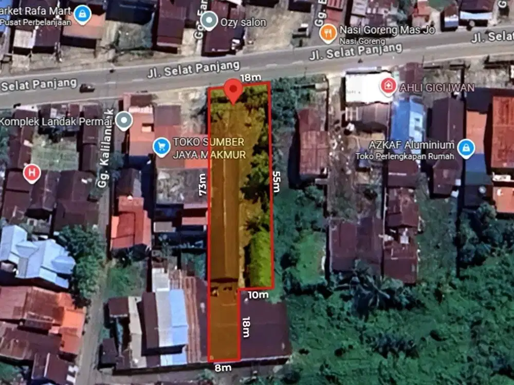 Properti Potensial Jl. Selat Panjang! Tanah 1.061 m² + Bangunan | 3,9 M Nego