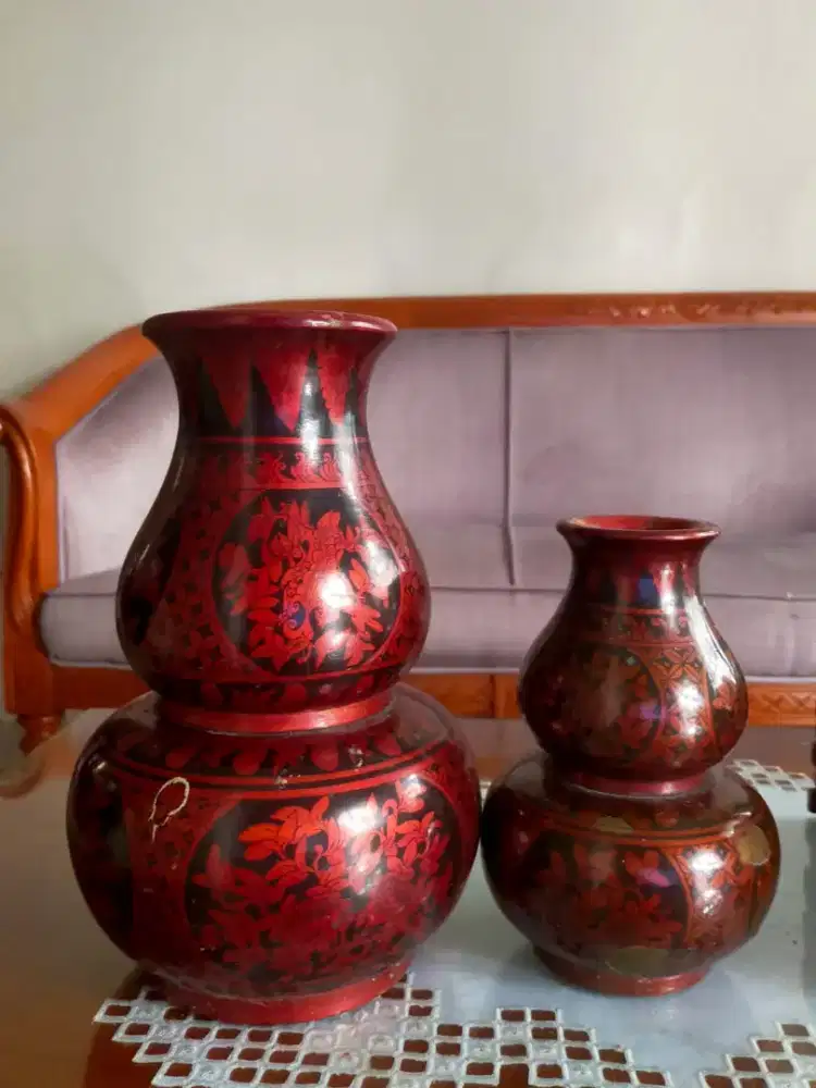 Guci Palembang Kayu