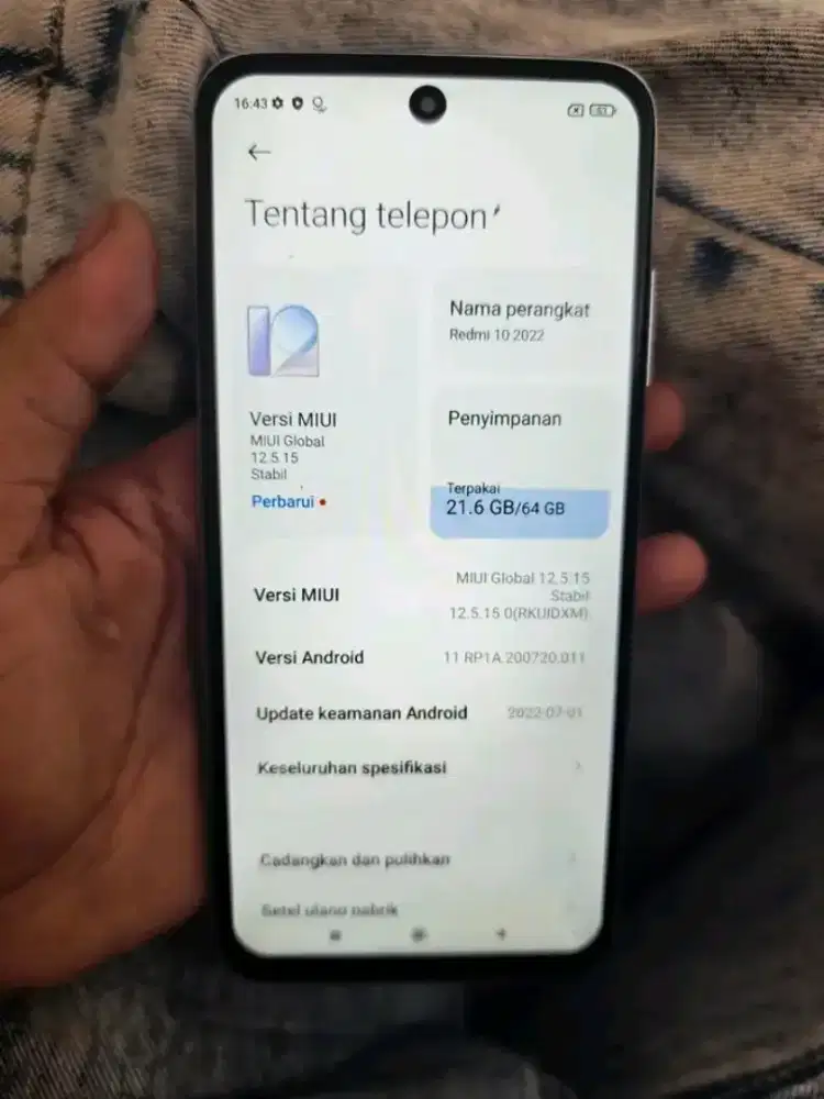 redmi 10 4/64 batangan