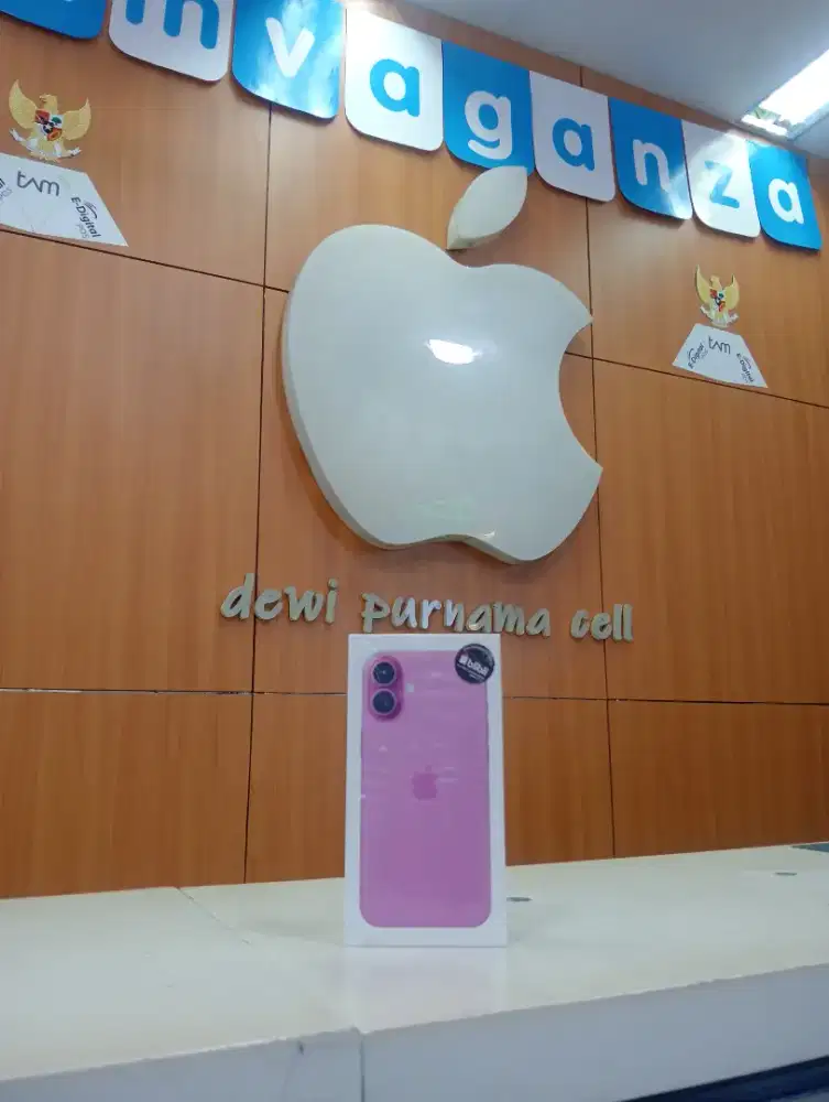 IPHONE 16 PLUS 128GB PINK GARANSI RESMI 1 TAHUN