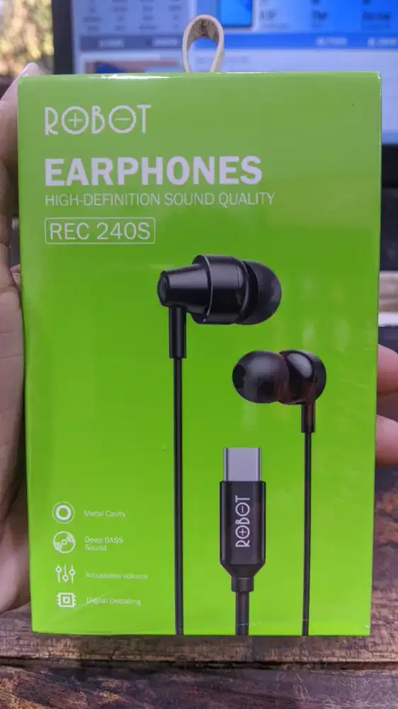 EARPHONES ROBOT REC-240S