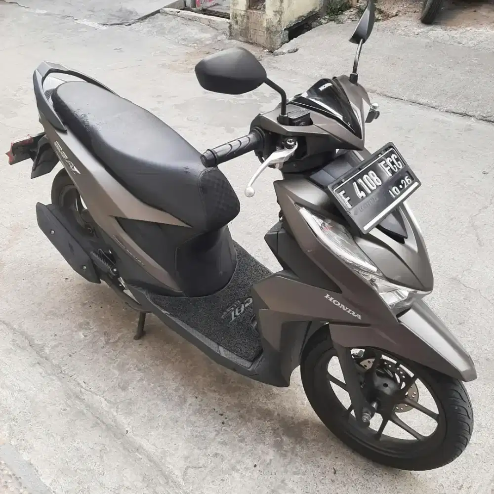 Honda Beat Deluxe 2021 Kilometer 11 Ribuan,Kunci 2 ,plat F