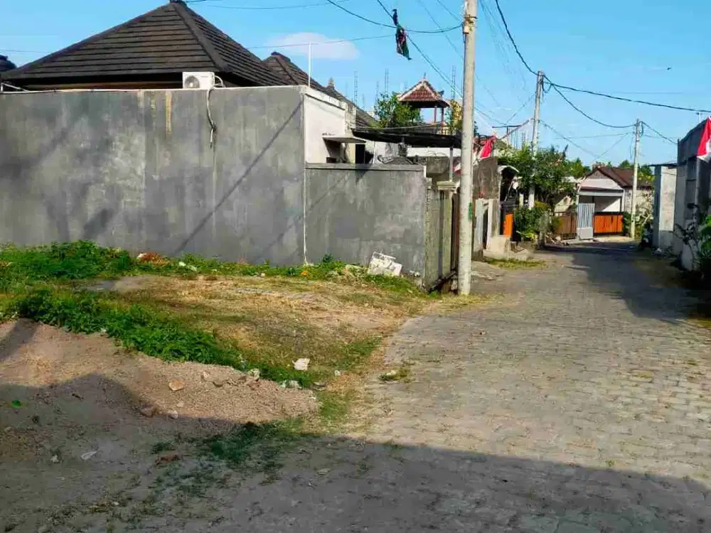 Di jual tanah luas 140 m2 di kawasan perumahan di kebo Iwa Utara Denpasar Deket pasar baru kandik dan Bali TV