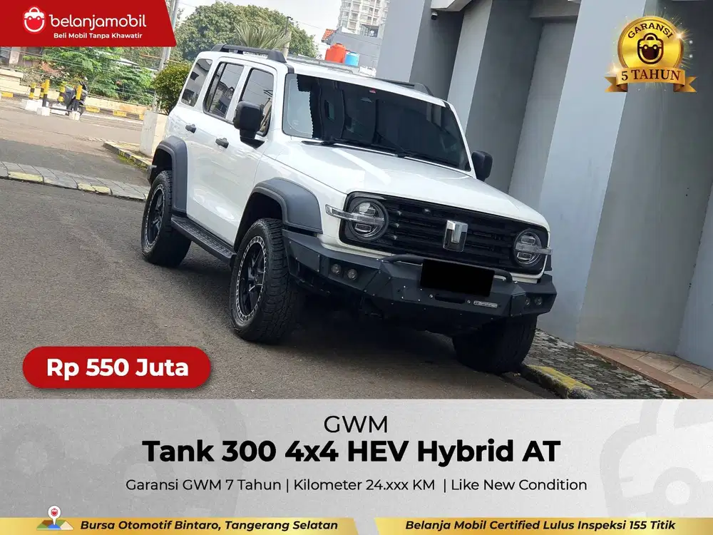 [ GARANSI 5THN 4x4 ] GWM Tank 300 AWD HEV Hybrid AT 2023/2024/2025