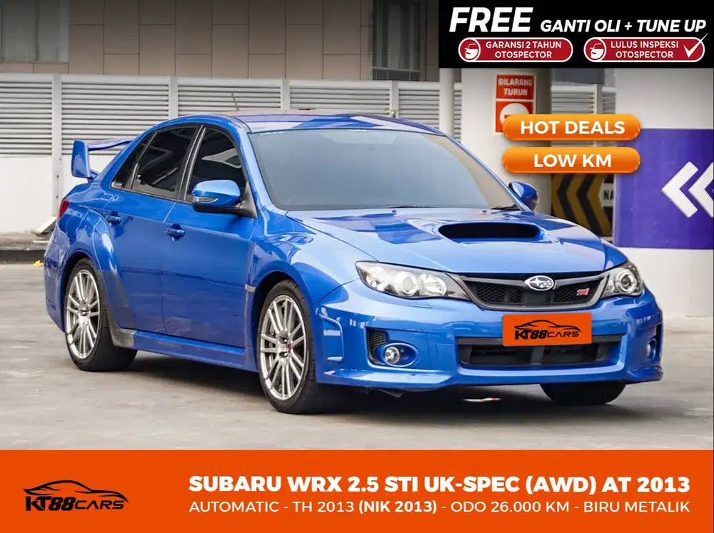KM ANTIK SUBARU WRX STI UK- SPEC 2.5 AT (AWD) 2013
