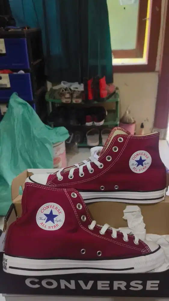Cuci Gudang Converse Chuck Taylor All Star Maroon Original Brand New