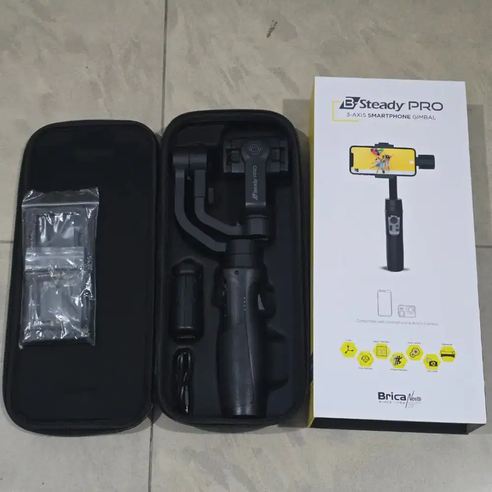Gimbal Stabilizer Brica B-Steady BSteady Pro 3 Axis for Smartphone