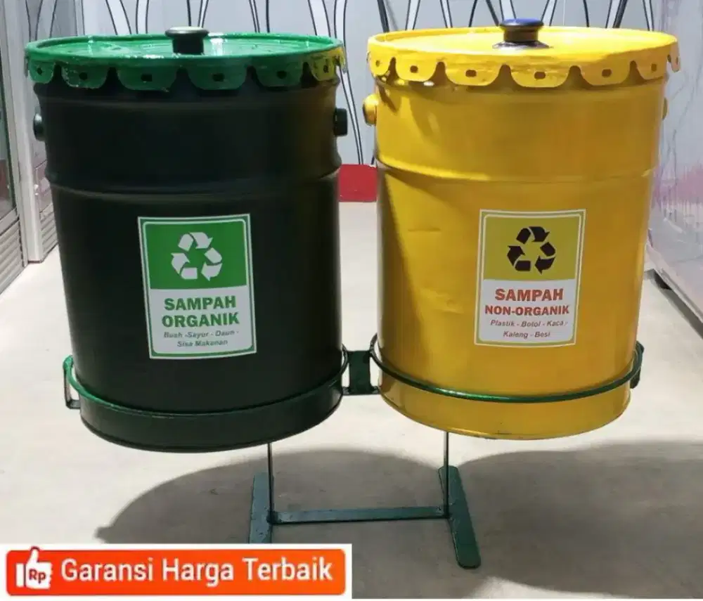Tong Sampah Organik, Non Organik, B3 & Residu