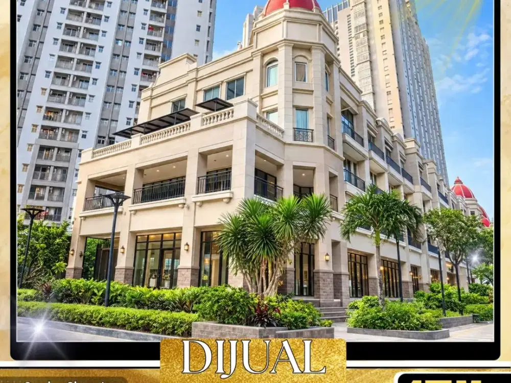 DIJUAL MURAH RUKO 4 LANTAI HOOK 6 X 18 DI GARDEN SHOPPING ARCADE CENTRAL PARK JAKARTA BARAT