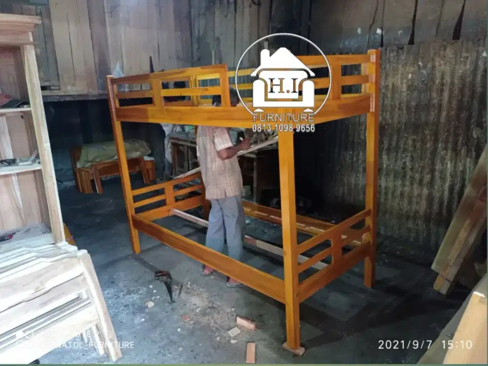 Tempat tidur tingkat 90x200