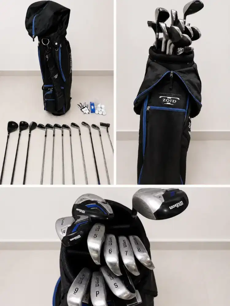 WTS FULL SET GOLF WILSON + ZOID BAG