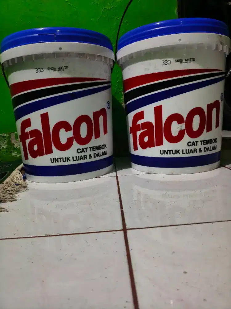 jual cat falcon warna putih isi 20kg