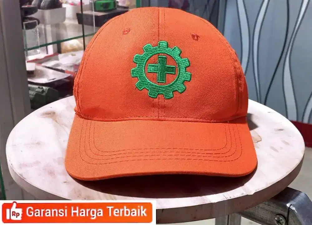 Topi Safety Firs Logo K3 Bordir, Topi Proyek Topi Lapangan Topi Kerja