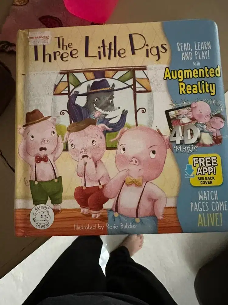 Buku anak little hippo preloved