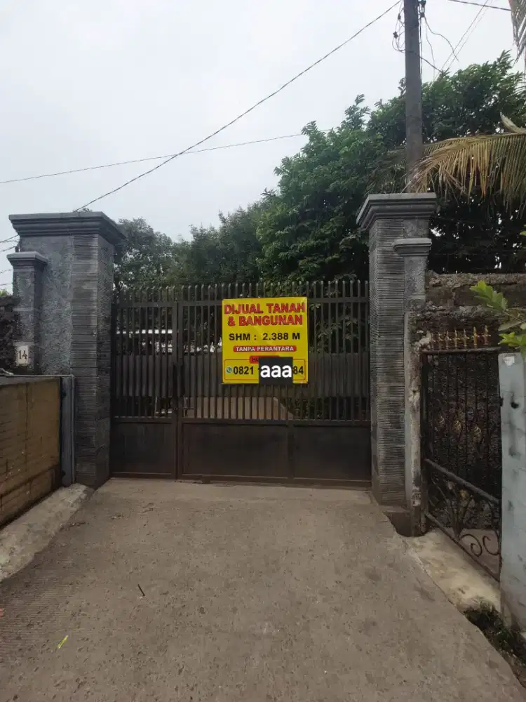 Dijual Tanah Dan Bangunan SHM