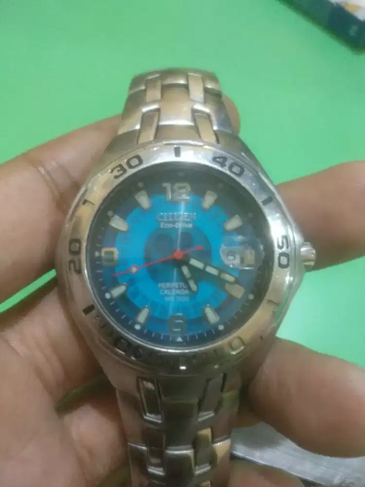 Jam tangan citizen ecodrive perpetual calendar ori