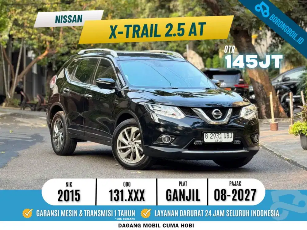 TERMURAH! NISSAN XTRAIL 2.5 AT 2015 HITAM