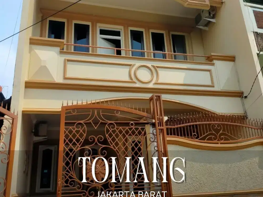 DIJUAL/DISEWA CEPAT RUMAH 3 LANTAI SIAP HUNI DI TOMANG JAKARTA BARAT