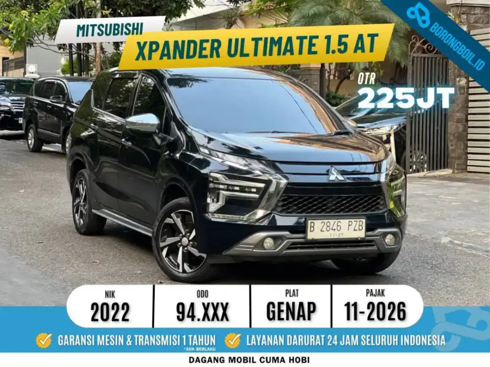 TANGAN PERTAMA! MITSUBISHI XPANDER ULTIMATE AT 2022 HITAM