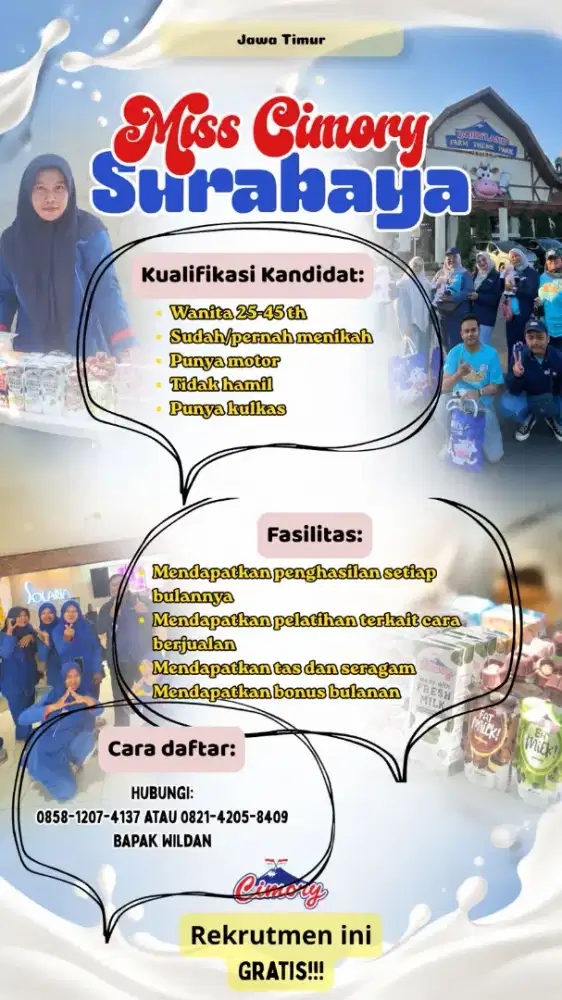 lowongan kerja untuk ibu2 yg sudah menikah