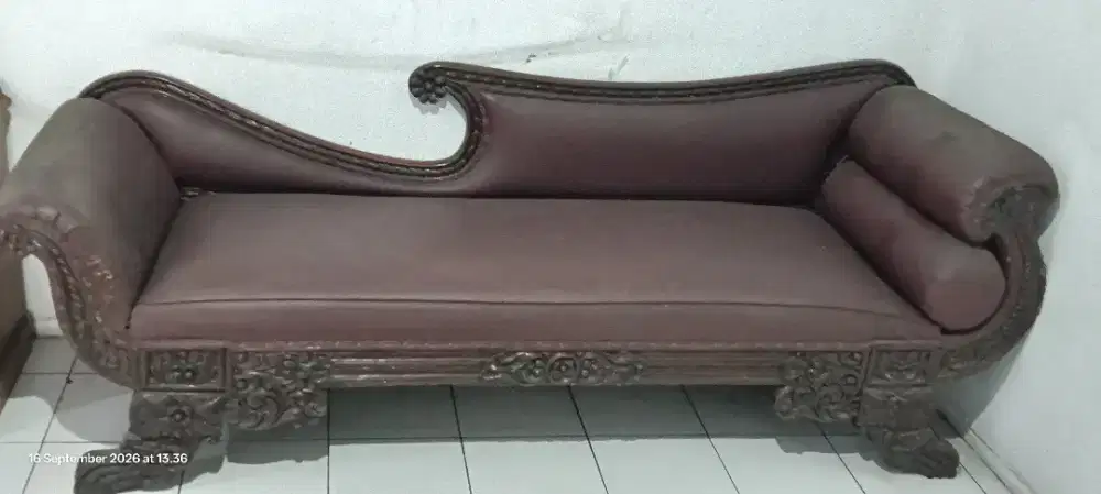 Sofa Jati ukiran
