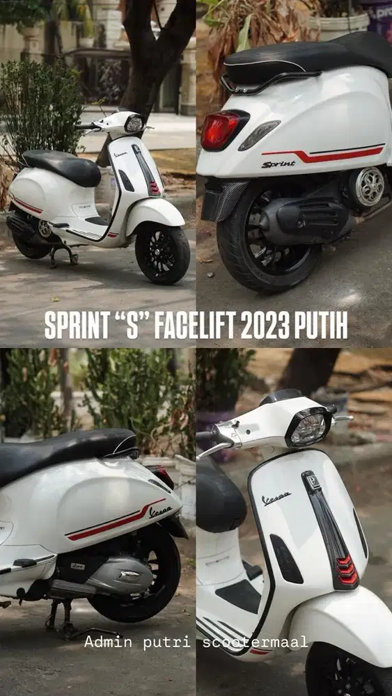 PIAGGIO VESPA SPRINT S 2023 PUTIH