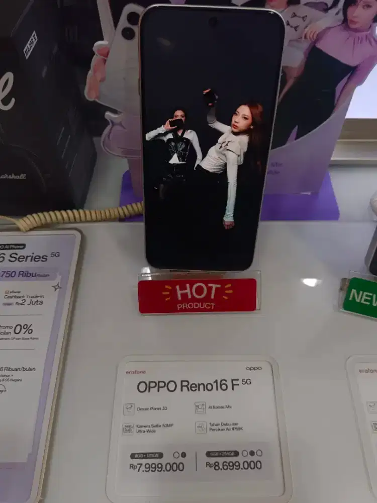 KREDIT HP NEW ARRIVAL OPPO RENO 16F PROMO BUNGA 0 + DP 0 + FREE ADMIN