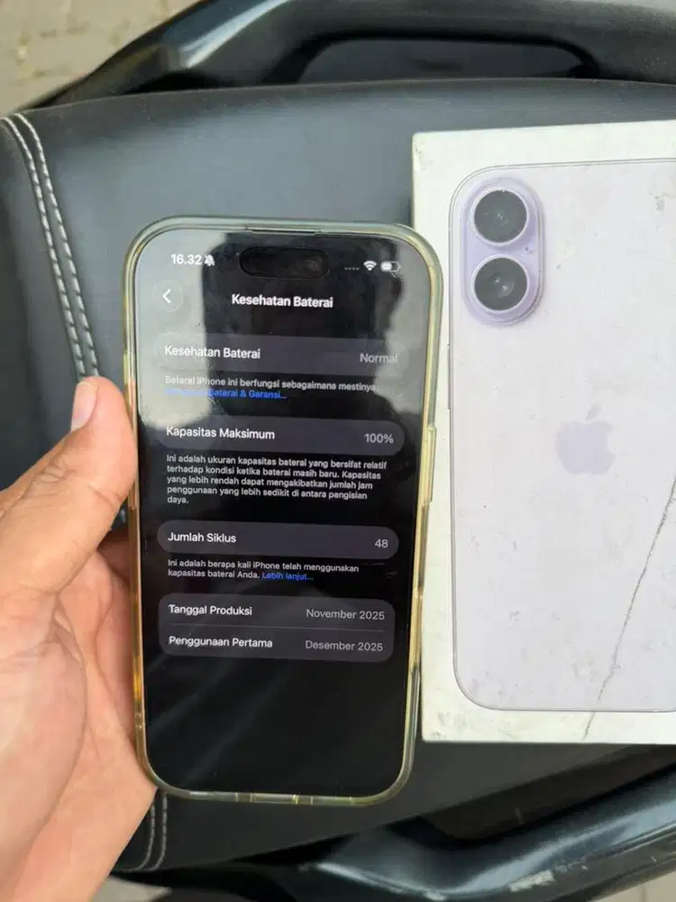 Iphone 17 256Gb ibox like new batre 100 grnsi akhir thun cc 48 bs TT