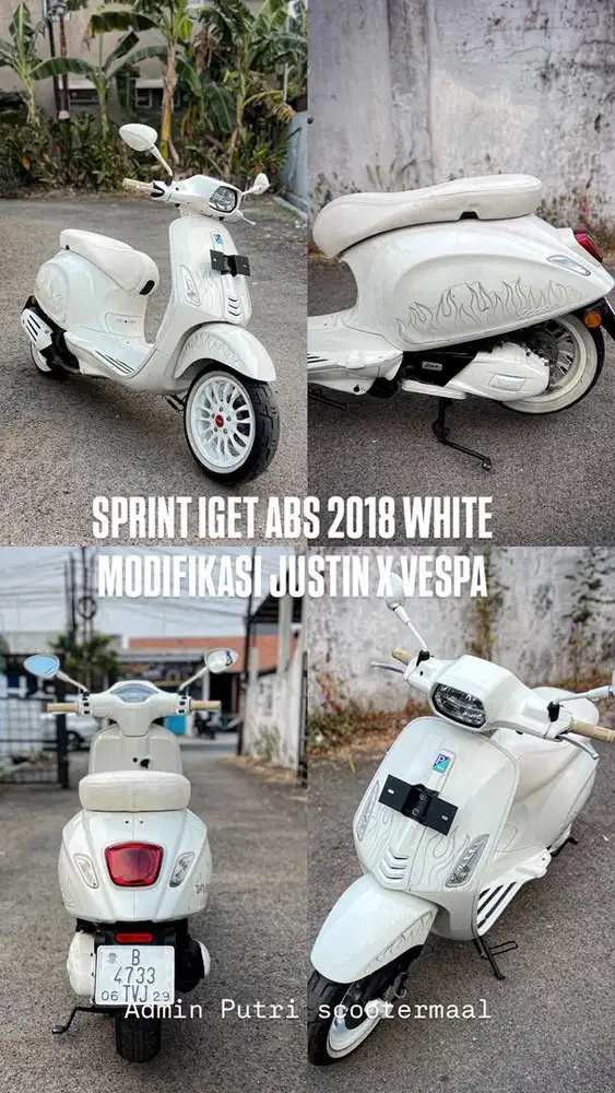 PIAGGIO VESPA SPRINT IGET ABS 2018 PUTIH