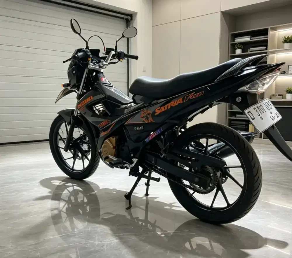 Satria Fu 2013 fl  plat bandung