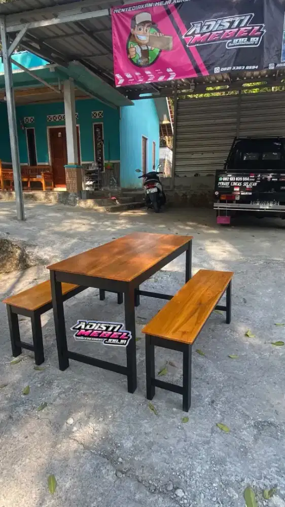 Meja kursi cafe warung kedai promo