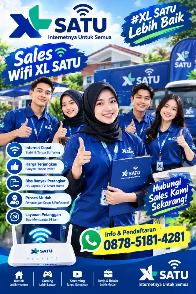 Info dan pendaftaran Wifi XL SATU