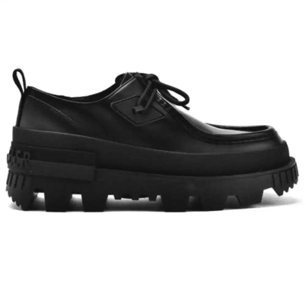 MONCLER WALLABE LEATHER PLATFORM