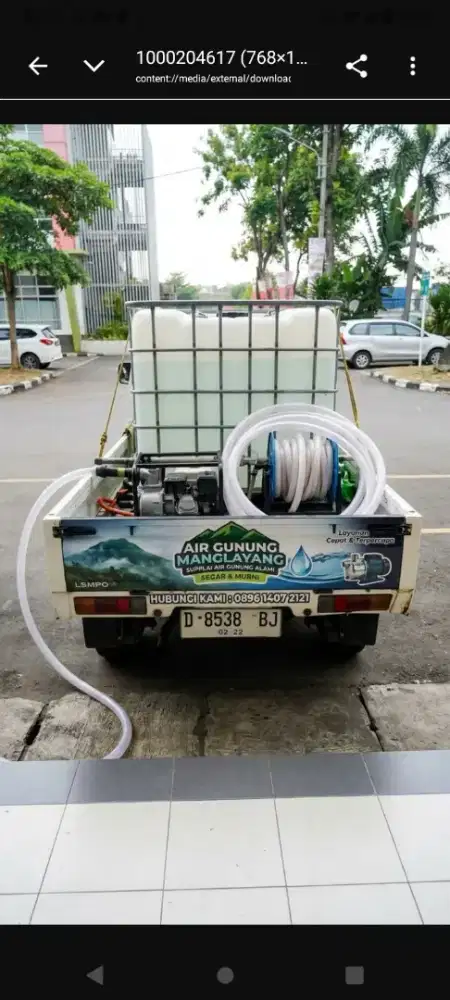 Air bersih manglayangnya