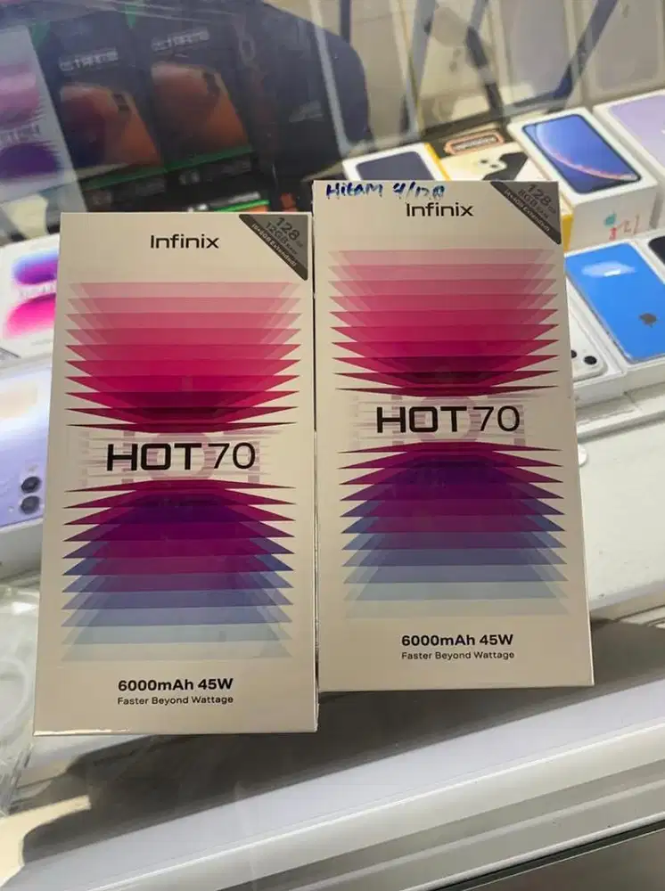 Infinix hot 70 Ram 8/128gb baru resmi