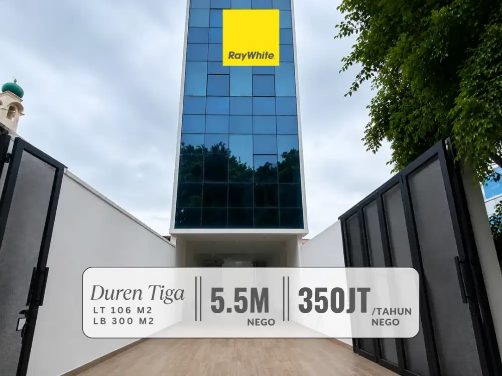 DIJUAL RUKO BRAND NEW 4 LANTAI DUREN TIGA, JKT SELATAN! NEGO SAMPAI JADI!