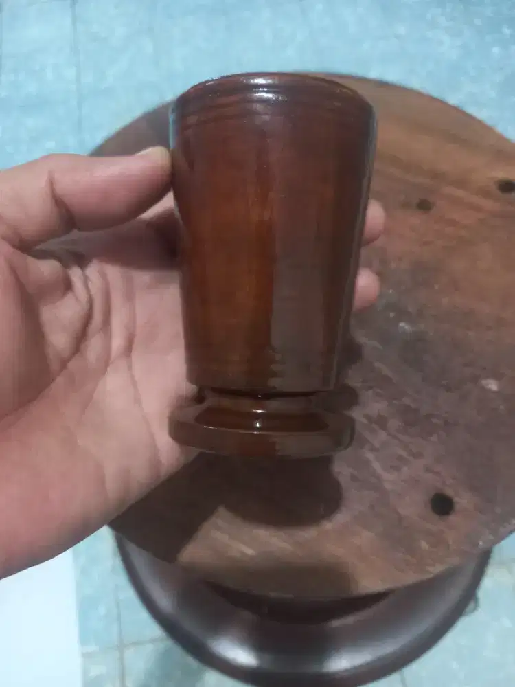 Gelas Kayu Pajangan Antik mini
