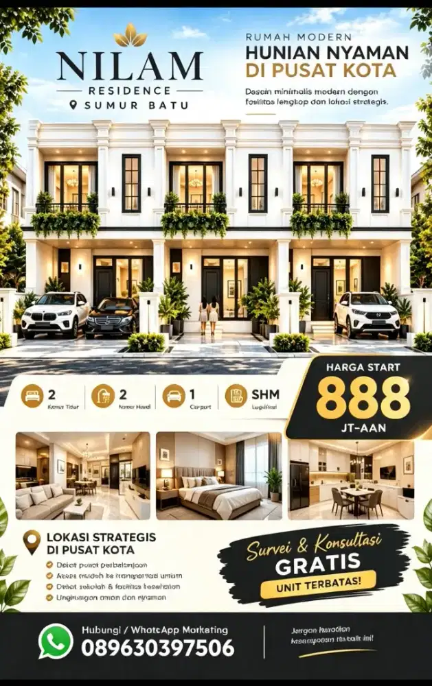 Di Jual Rumah di Sumur Batu Jakarta Pusat