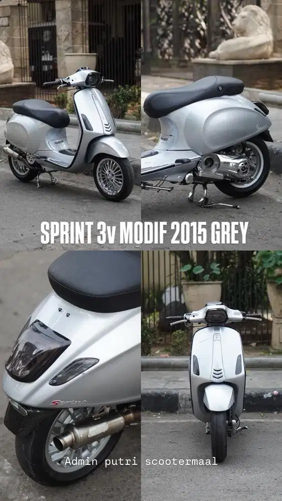 PIAGGIO VESPA SPRINT 3v 2015 GREY